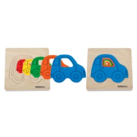 Puzzle Stratificat Mașină Beleduc - imagine 2