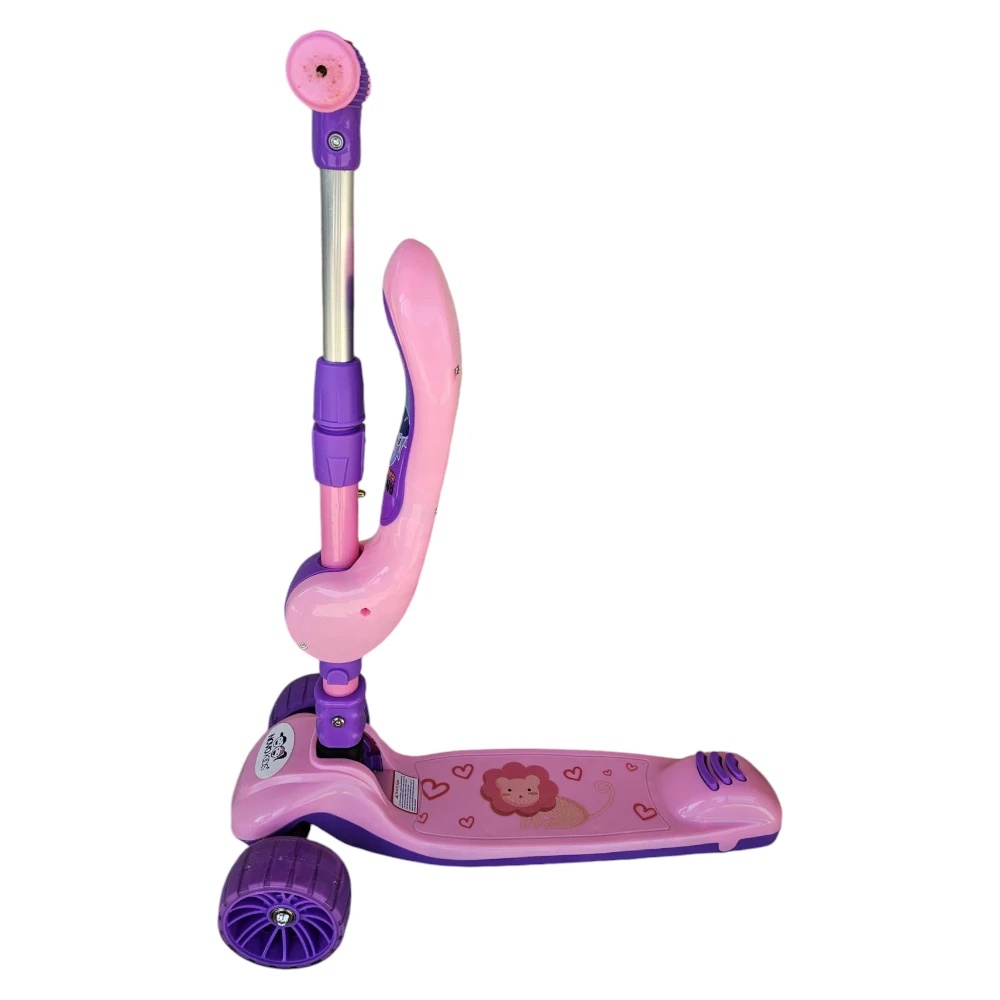 Novokids Mini Scooter 2 în 1 cu Roti Luminoase