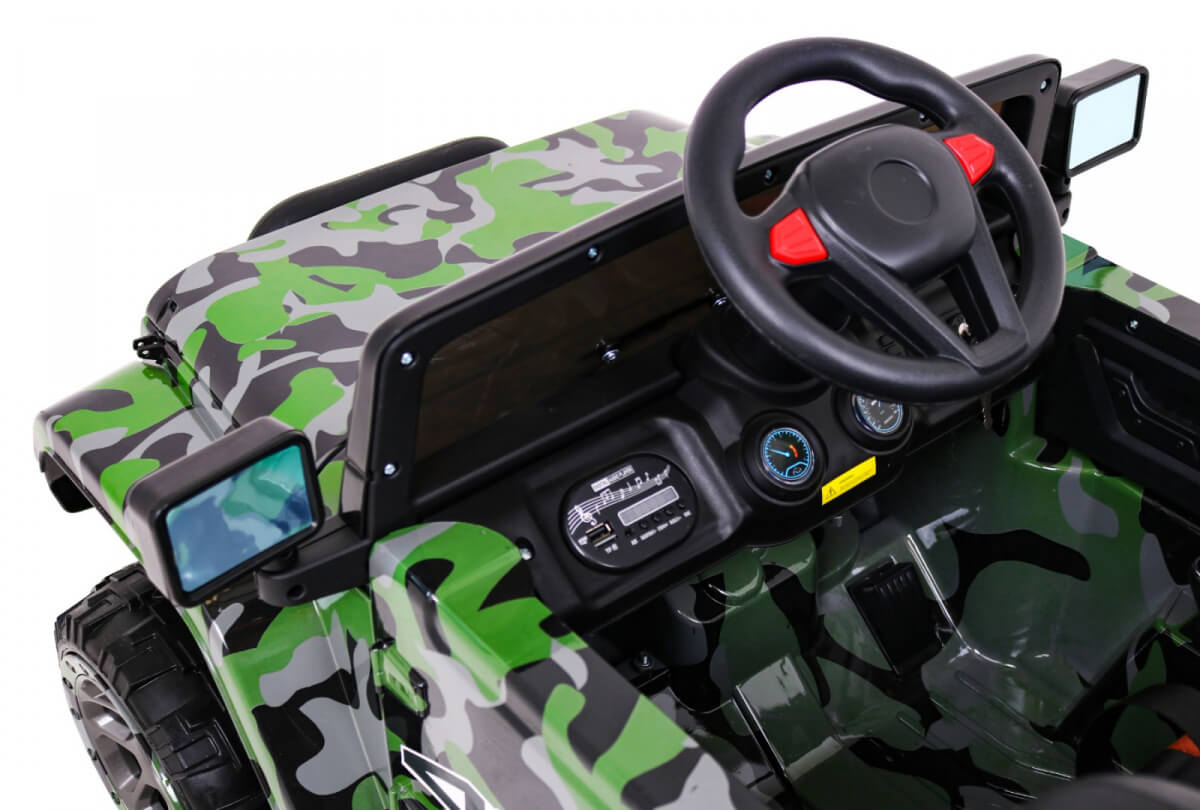 Masinuta Electrica 4x4 Military | Autokids - imagine 6