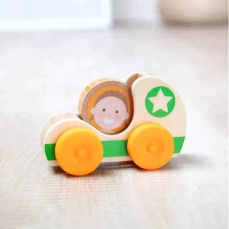Masinuta Melissa & Doug Green Star GO Tots - imagine 5