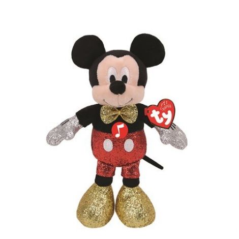 Plus Mickey Ty cu sunete sparkle 33cm