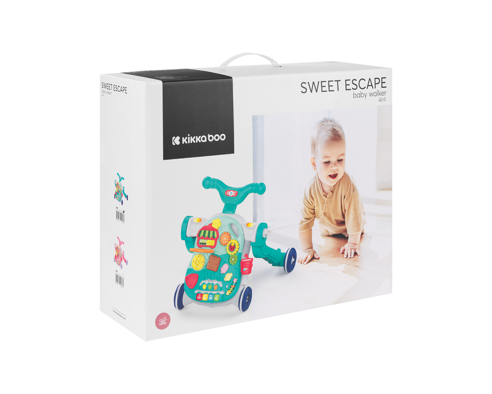Antepremergator KikkaBoo 4in1 Sweet Escape Pink - imagine 5