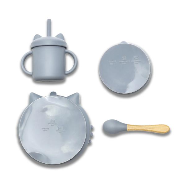 Set Hranire Lorelli 4 Piese Silicon Natural
