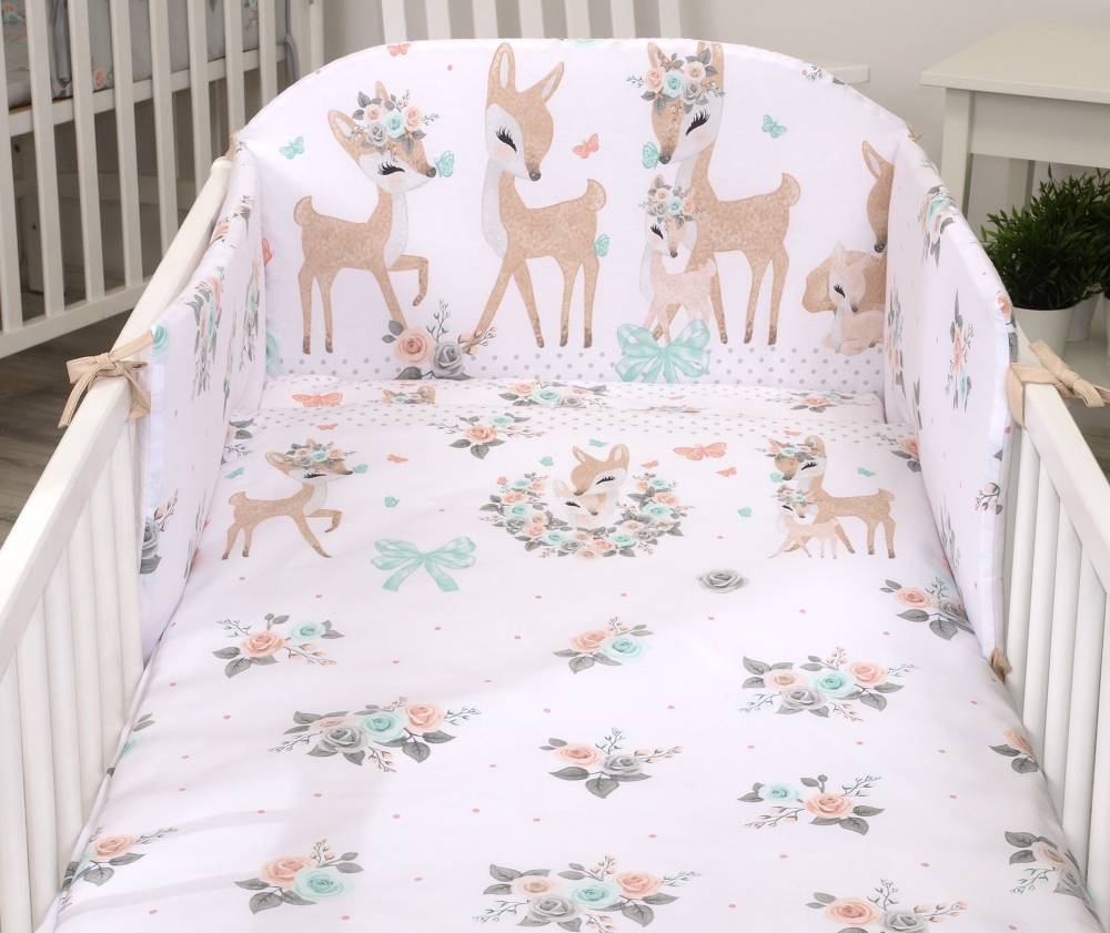 Set Lenjerie Patut Amy Caprioara 120x60 cm - imagine 6