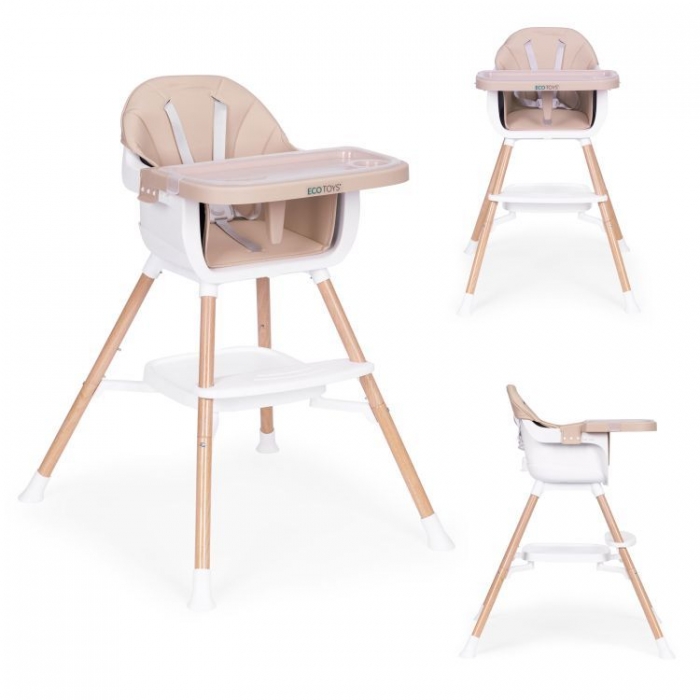 Scaun Masa 2 in 1 Ecotoys | Reglabil si Practic