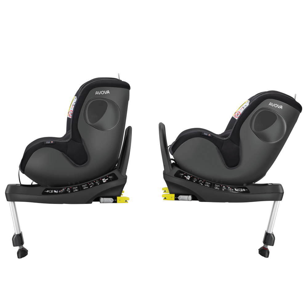 Avova Sperber-Fix 61 GreyBlack i-Size Siguranță ADAC - imagine 3