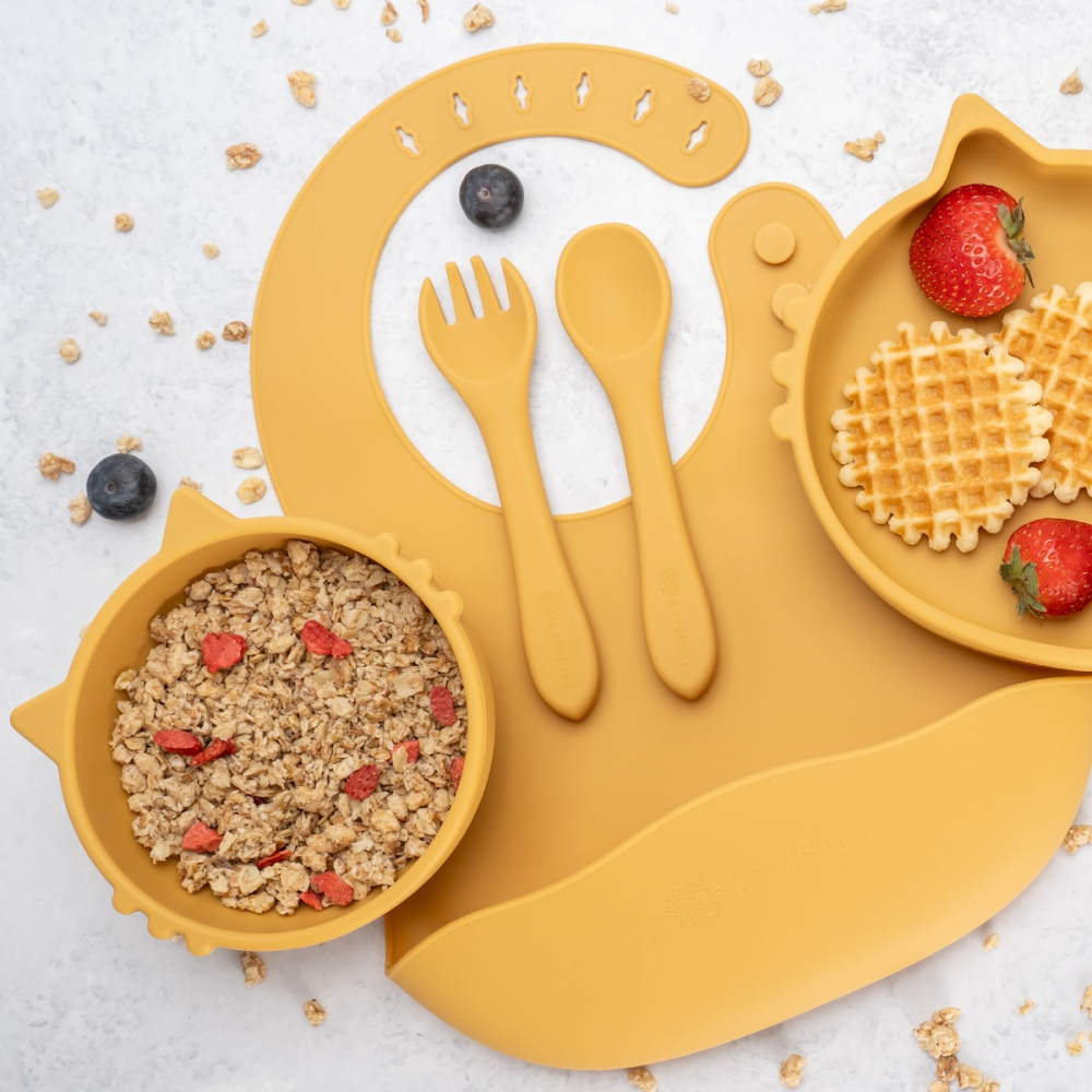 Set Diversificare AppeKids 5 Piese, Silicon - imagine 2