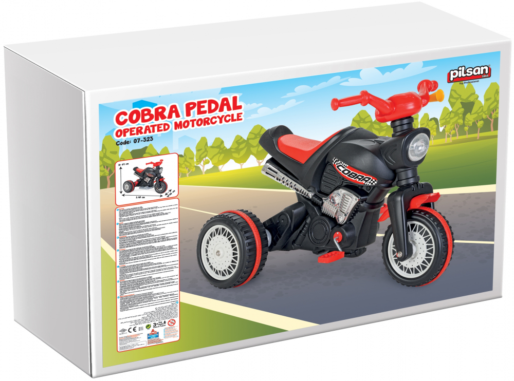 Pilsan Cobra - Motocicleta cu pedale, 3-35 kg