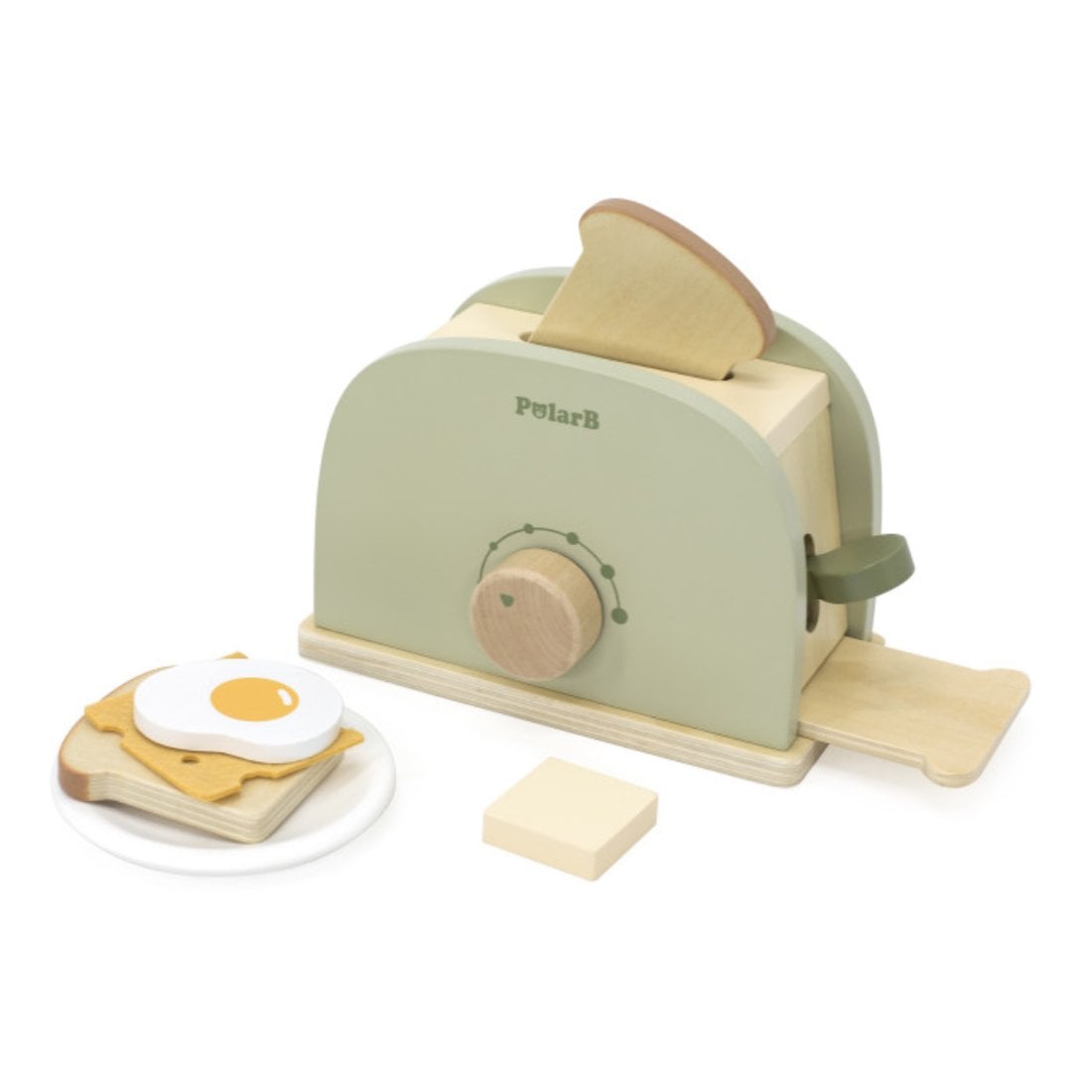 Set Toaster Lemn Viga cu Accesorii