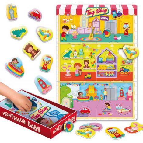 Lisciani Cutie Montessori Magazin Jucarii - imagine 2