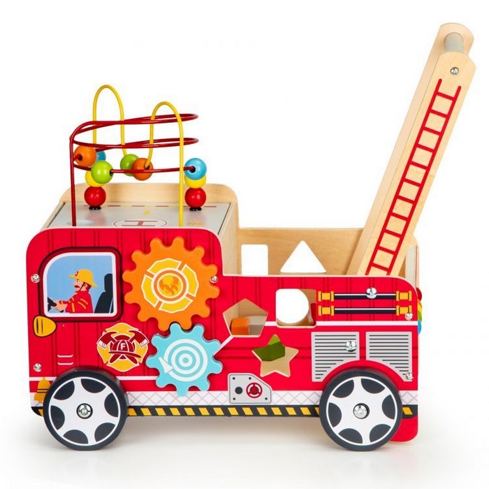 Antemergător Ecotoys cu Blocuri din Lemn - imagine 3