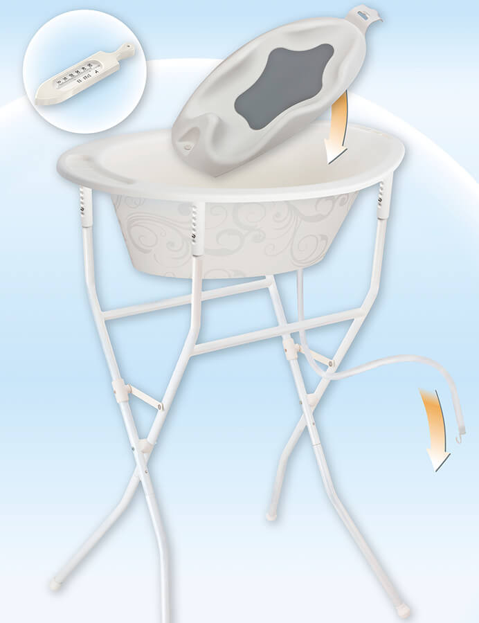 Sezlong baie nou-născut Rotho Babydesign, Style Vintage