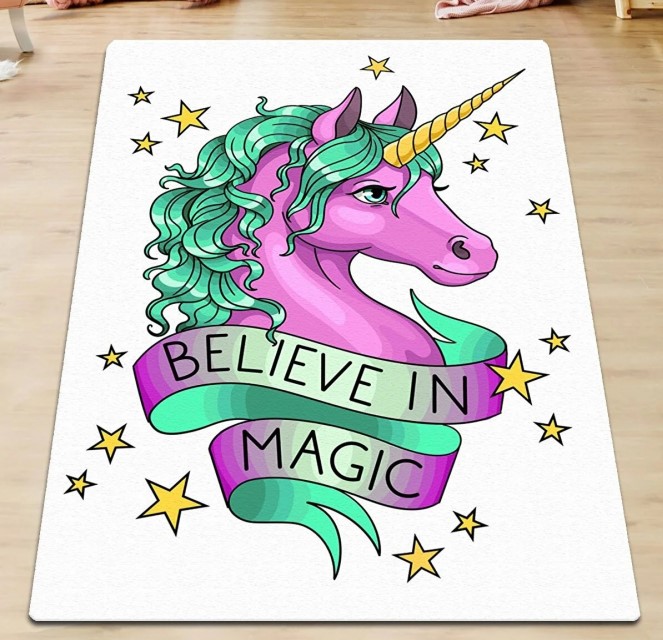 Covor Copii Belive In Magic 150x200 Antiderapant - imagine 2