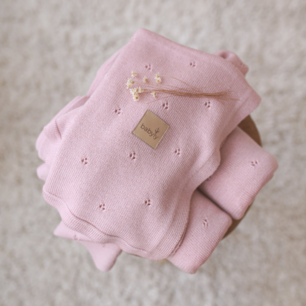 Babyly Paturica Merino Antialergenică Roz - imagine 6