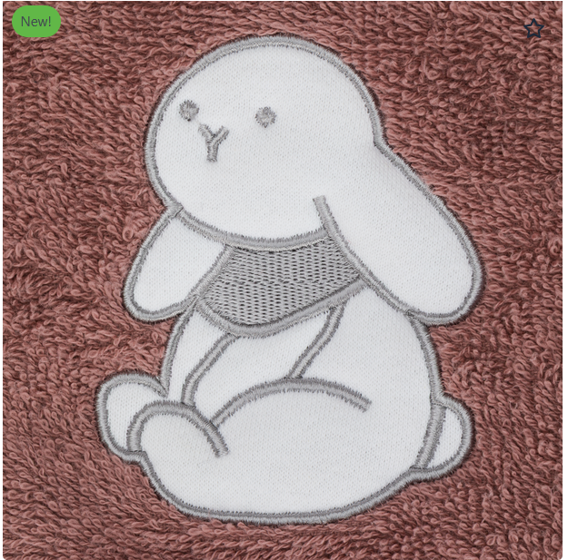Prosop brodat Rabbit Fillikid 75x75cm - imagine 2