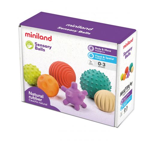 Set 6 Mingi Senzoriale ECO Miniland - imagine 3