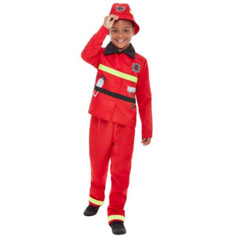 Costum Pompier Smiffys Copii 3-4 Ani