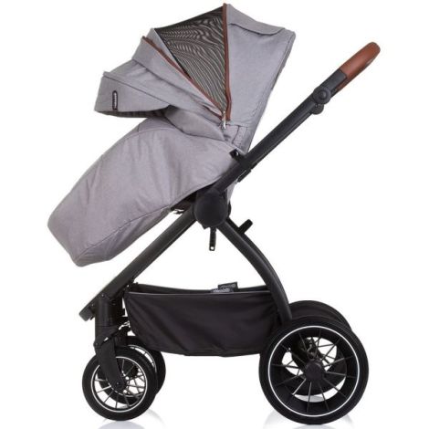 Chipolino Prestige 3 in 1 - Carucior Premium Cloud Grey - imagine 11