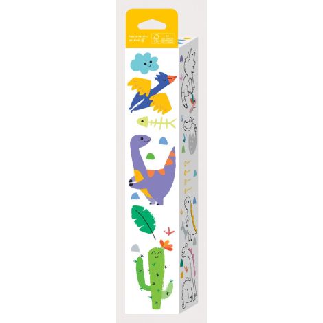 Kit Desen Dinozauri Haku Yoka cu Creioane Cerate - imagine 3