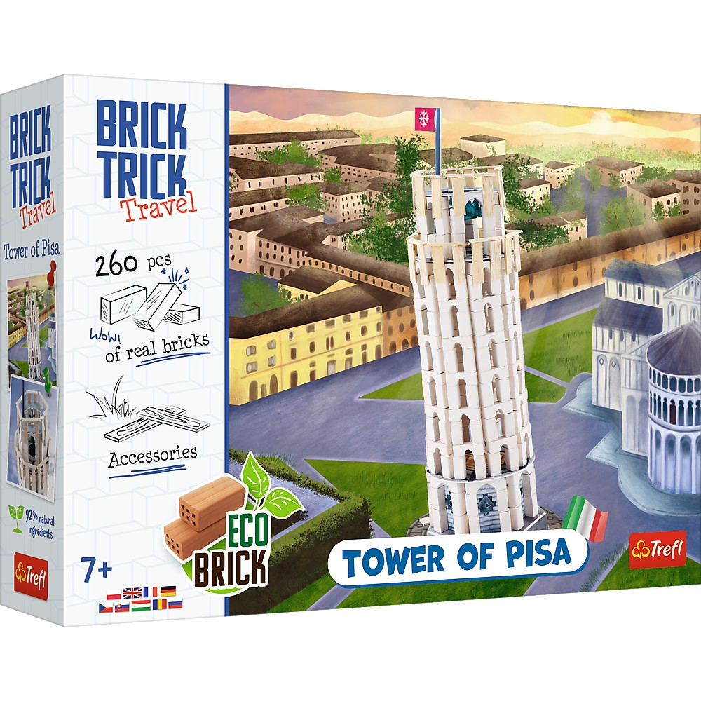 Brick Trick L Travel Turnul Pisa - Trefl