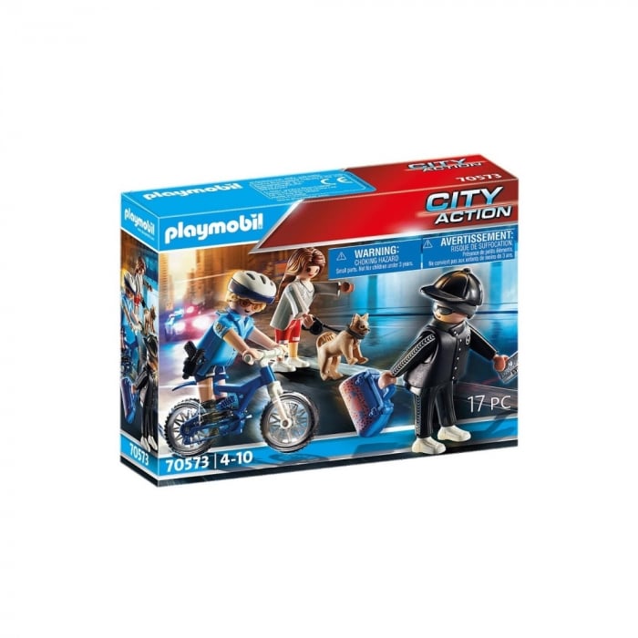 Politist și Hot Playmobil - Set Acțiune