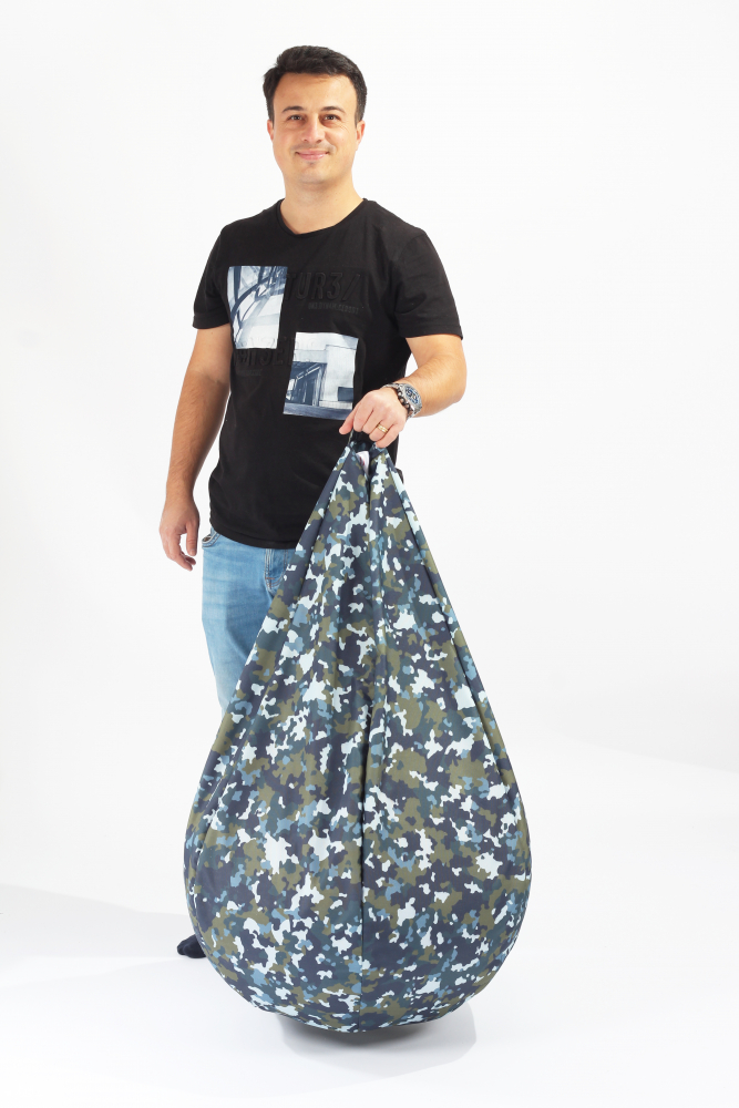 Fotoliu Pufrelax Nirvana Light Impermeabil Camuflaj - imagine 5