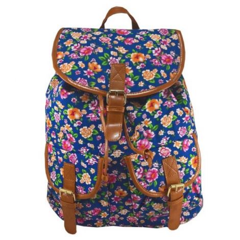 Rucsac Urban Jolie Fleurs Albastru | LaRue