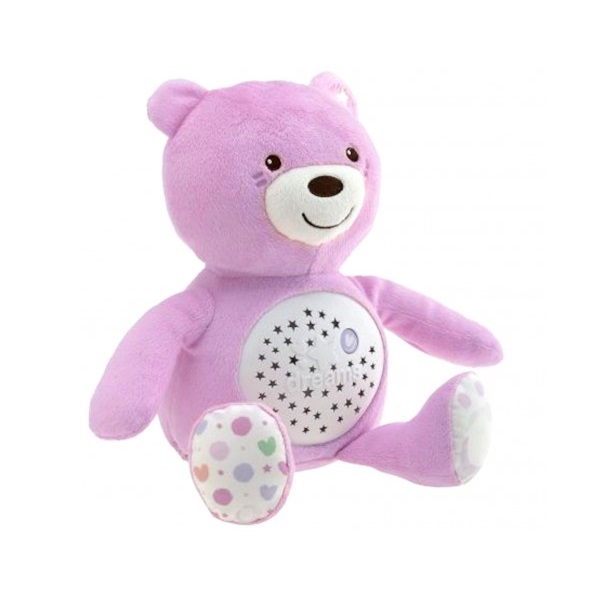 Chicco Ursuletul Bebelus Roz cu Proiectie si Muzica - imagine 3