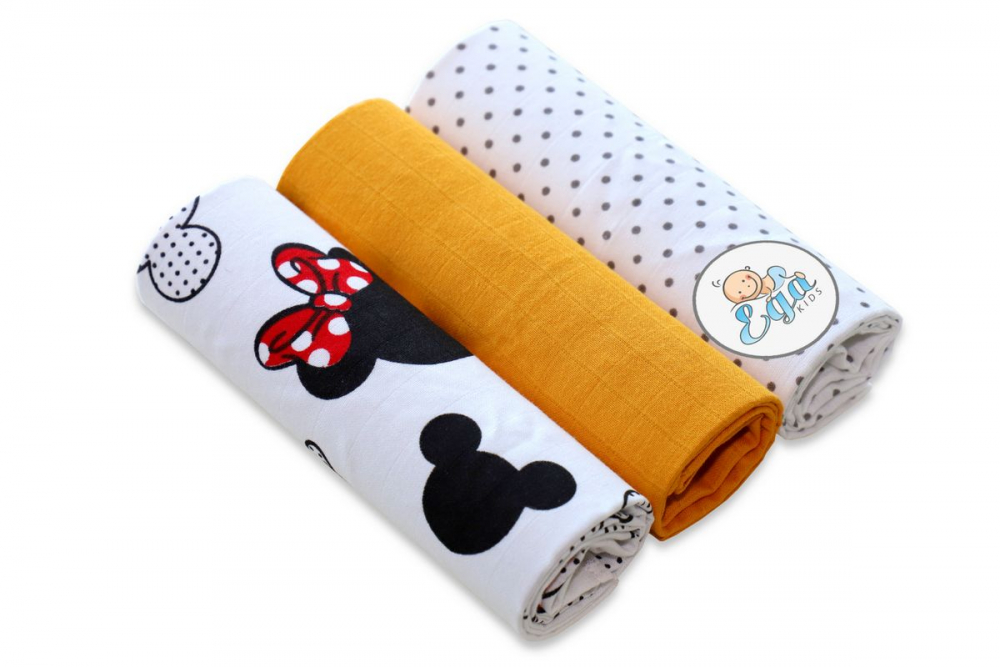 Set 3 scutece Egakids | Bumbac Natural Bebe - imagine 2