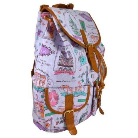 Rucsac Urban Paris Pastel LaRue - imagine 2