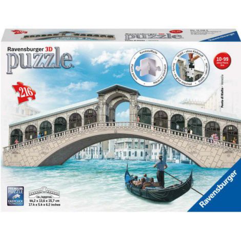Puzzle 3D Podul Rialto Ravensburger | 216 piese