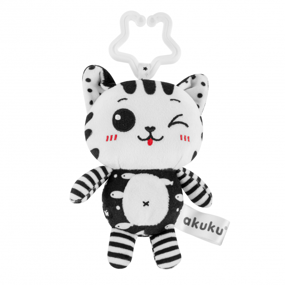 Jucarie Plus Akuku Cat cu Carlig Universal - imagine 3