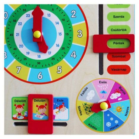 Calendar Educativ Lemn Fakopancs - Anotimpuri - imagine 4