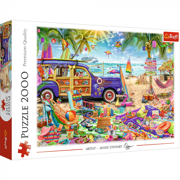Puzzle Trefl 2000 Vacanță Tropicală | Relaxare & Concentrare