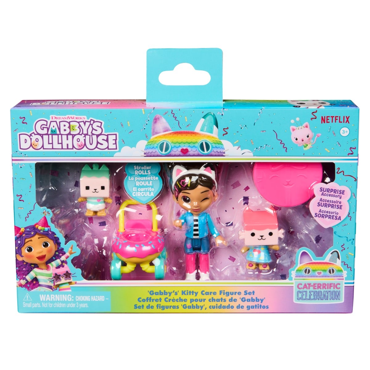 Set Figurine Gabby's Dollhouse Kitty Care