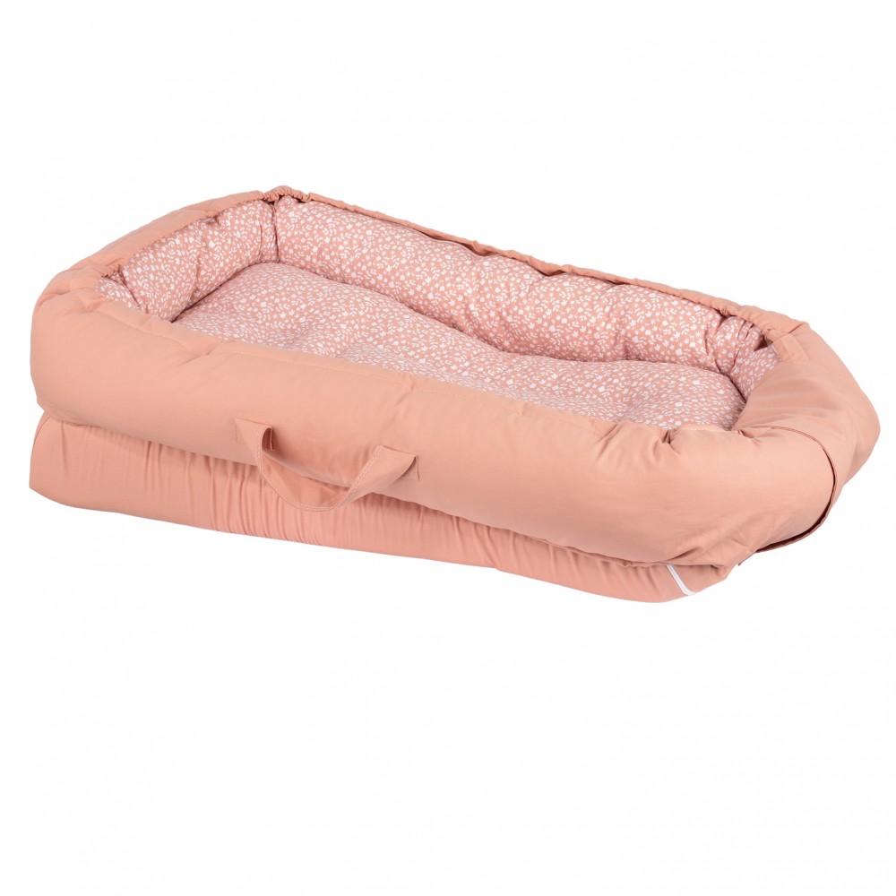 Co-sleeper SeviBebe Anti-Reflux Salmon Pink - imagine 4