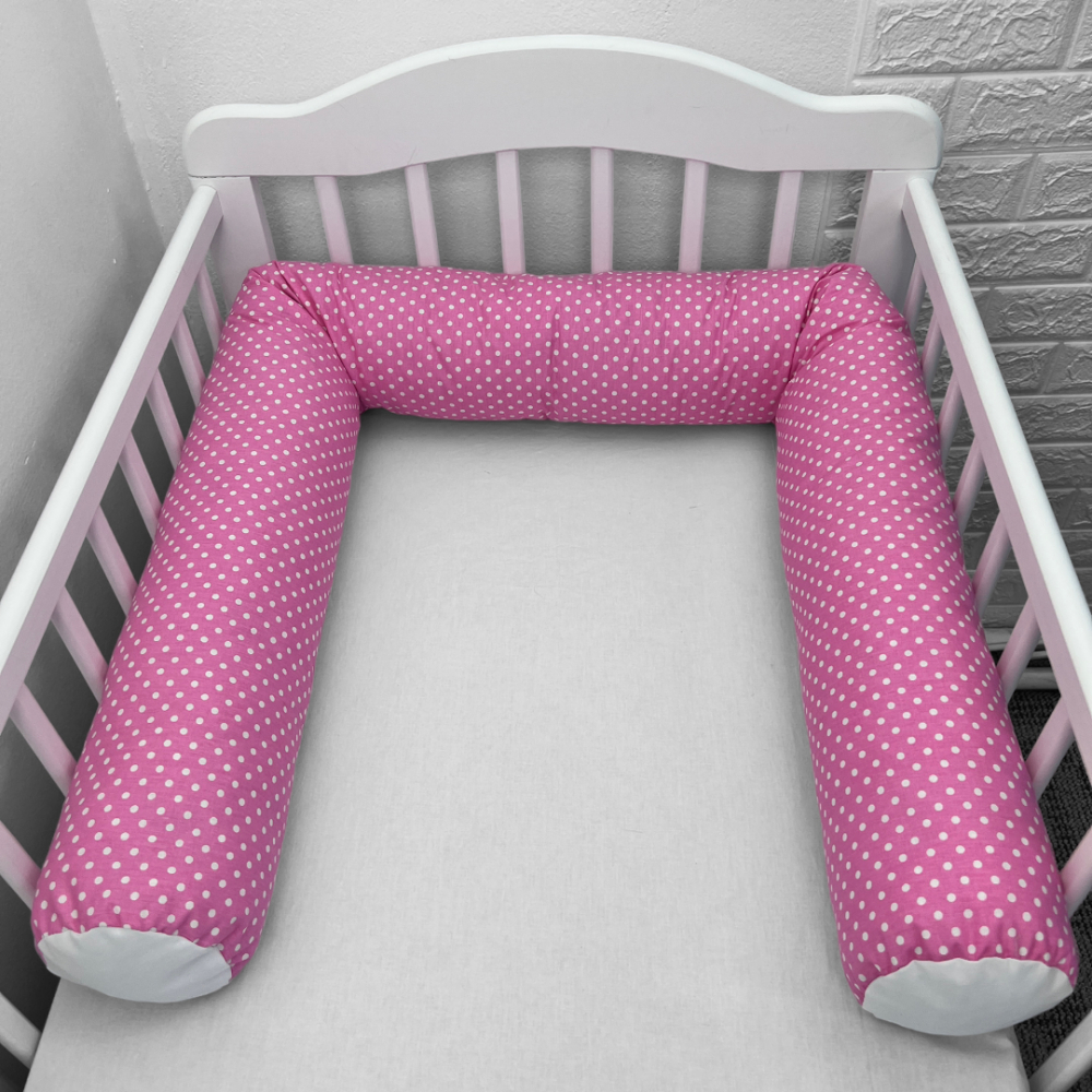 Perna Bumper Deseda 180cm, Roz cu Buline - imagine 2