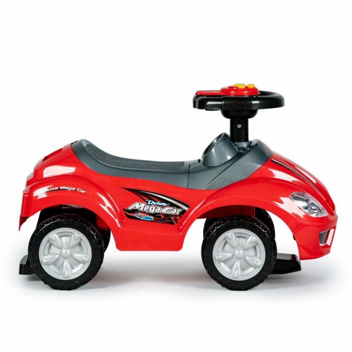 Mașinuță 3 în 1 Ecotoys Roșu | Cu Mânăr și Bară Protectie - imagine 5