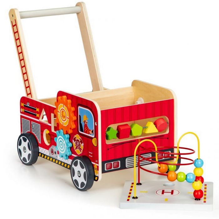 Antemergător Ecotoys cu Blocuri din Lemn - imagine 7