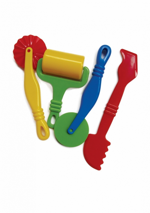 Set 4 Unelte Modelaj Plastilina Colorart
