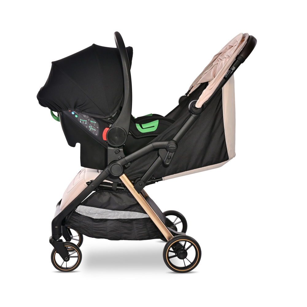 Carucior Lorelli Loret Ultra-Light Autofold Bej - imagine 3