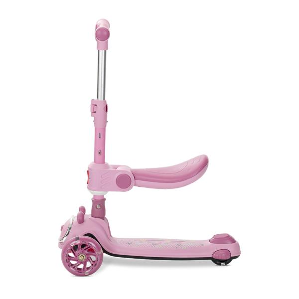Lorelli Swiftie Pink Trotineta Pliabila LED - imagine 2