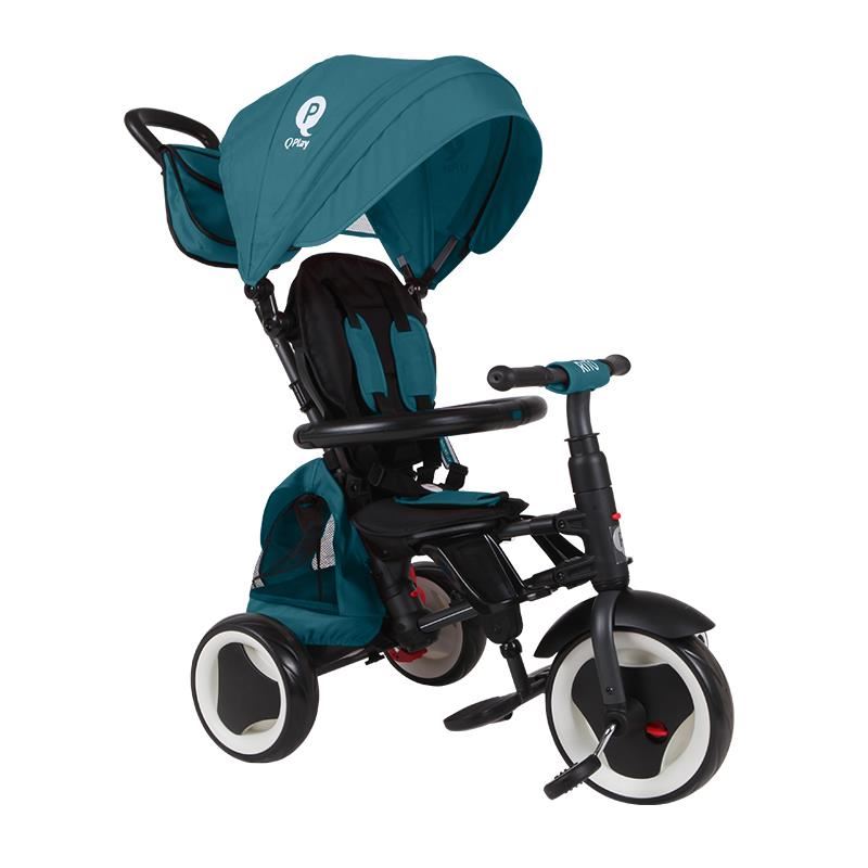 Tricicleta Qplay Rito+ Pliabilă Turcoaz - imagine 5