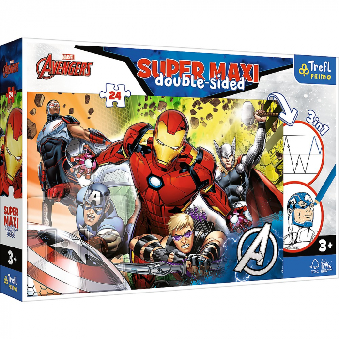 Puzzle Trefl Marvel 24 piese Super Maxi