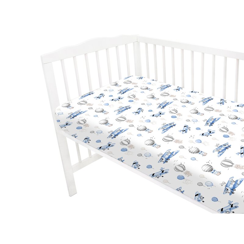 Cearceaf Miminu Bumbac 120x60 cm cu Elastic