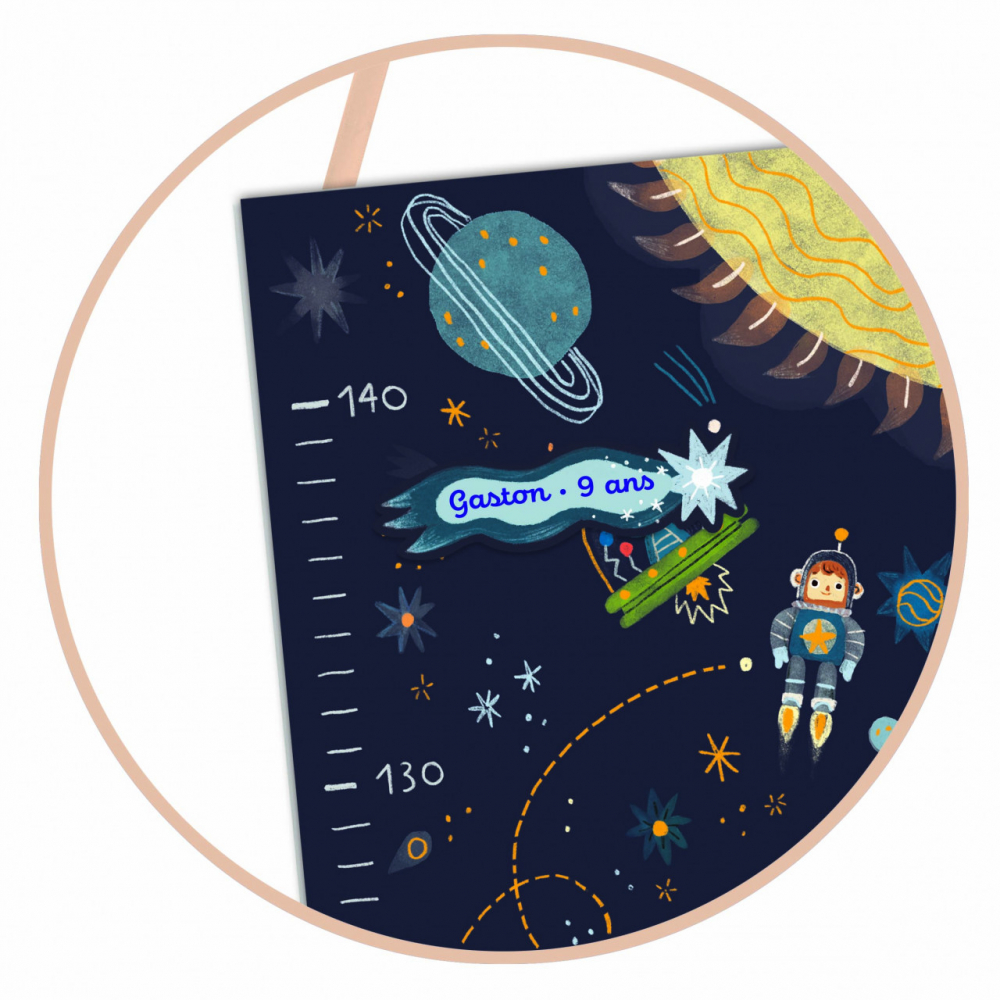 Taliometru Djeco Cosmos - Decorativ și Educativ - imagine 2