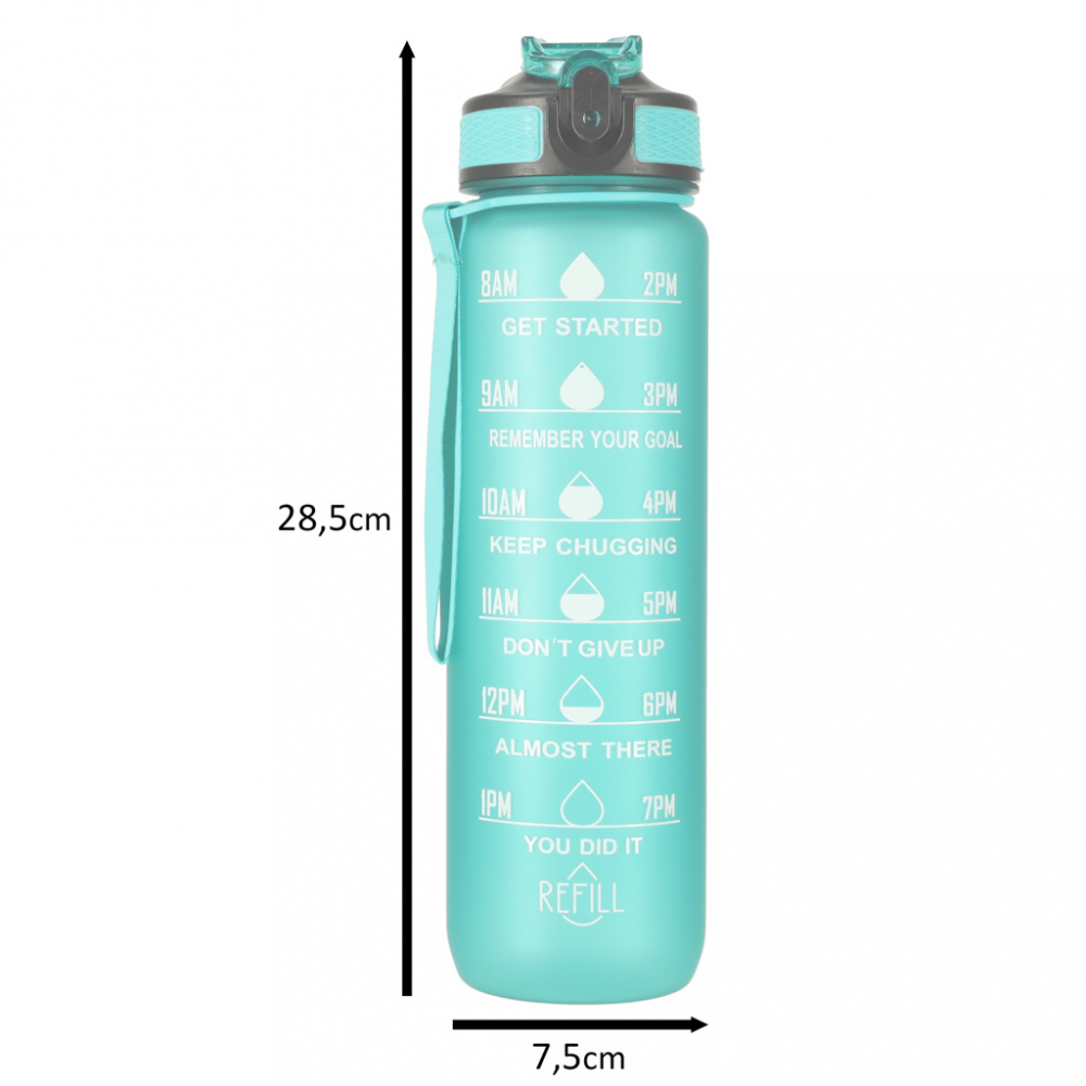 Sticla Sport Ikonka 1L | Urmărește Hidratarea - imagine 4