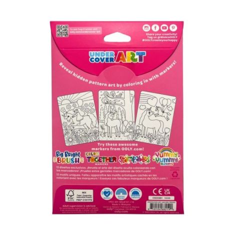 Ooly Undercover Art Unicorni - Modele Secrete - imagine 7