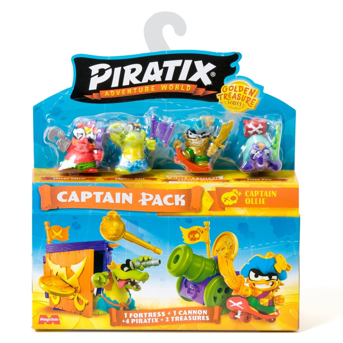 Piratix Golden Treasure, Captain Ollie, Set 4 Figurine