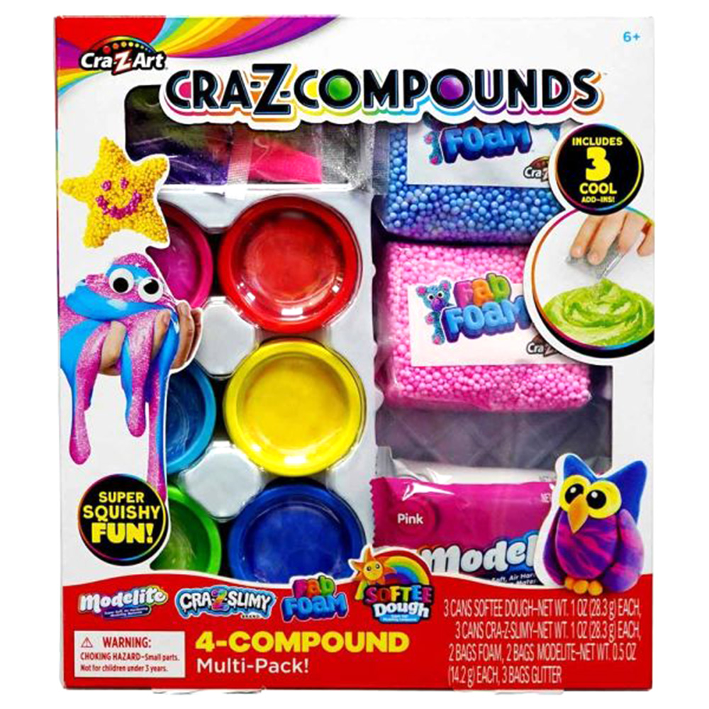 Set Slime & Sclipici Cra-Z-Art 3 Adaosuri Cool